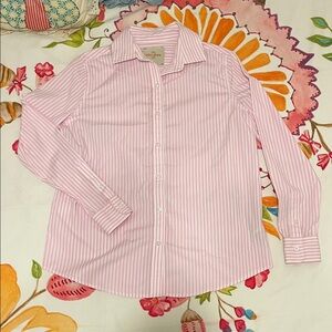 Pink Striped Button Down Shirt